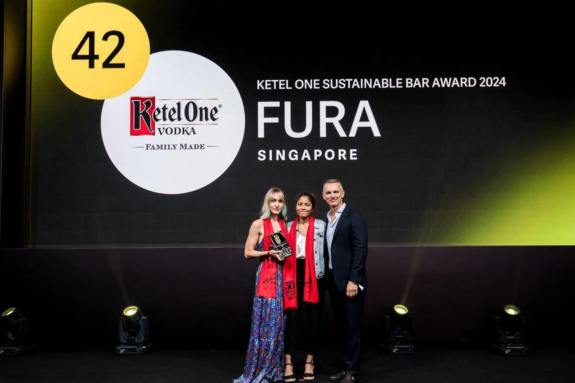 Fura’s founders (from left) are Christina Rasmussen and Sasha Wijidessa. (Photo: Asia’s 50 Best Bars 2024) 
