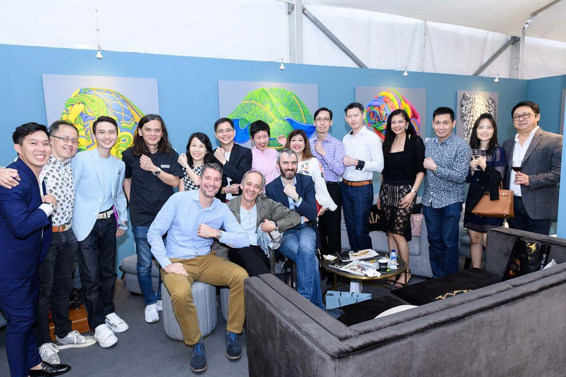 Group Shot of with watch collectors & Watchmakers