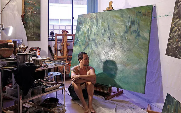 Multidisciplinary artist Andy Yang appreciates that NFTs make it possible to track who owns his artwork even after it changes hands.