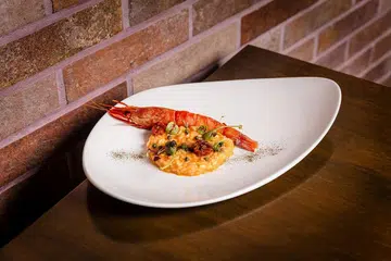 Maraza prawn risotto from Fratelli Trattoria