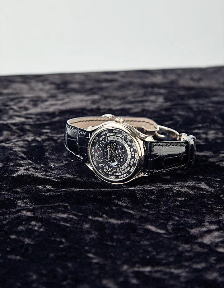 Patek Philippe World Time Moon Ref. 5575G-001 in white gold