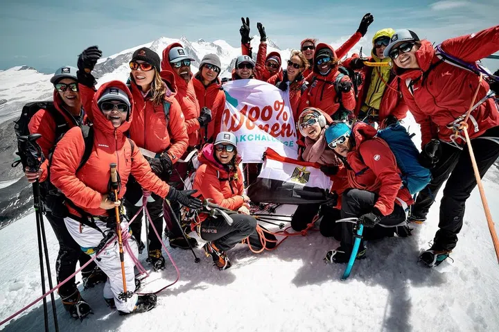 Female mountaineers from Europe, the USA and countries including Iran, India, South Africa, 
Kazakhstan and Ecuador travelled to Switzerland. (Photo: Switzerland Tourism)
