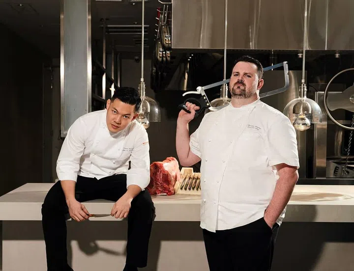 Bottega di Carna’s chef de cuisine Kenny Huang and executive chef Alastair Clayton. (Photo: 