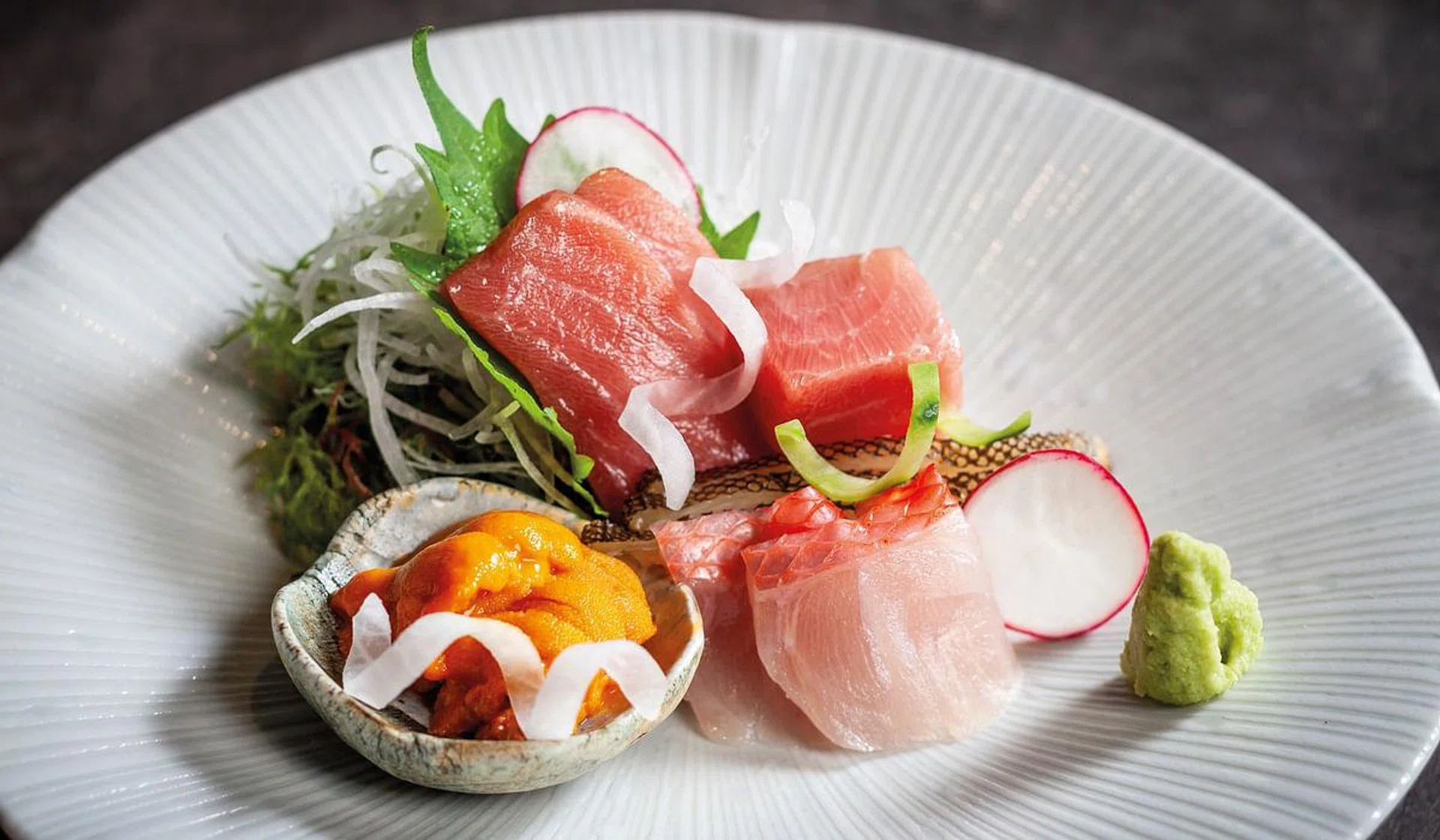 Seasonal sashimi
