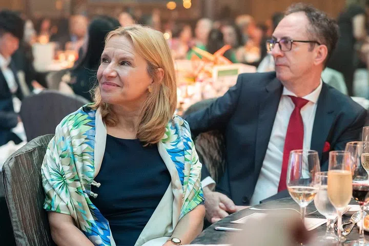 H.E. Dr Norbert Riedel with his wife Dr Angelika Kleffner-Riedel