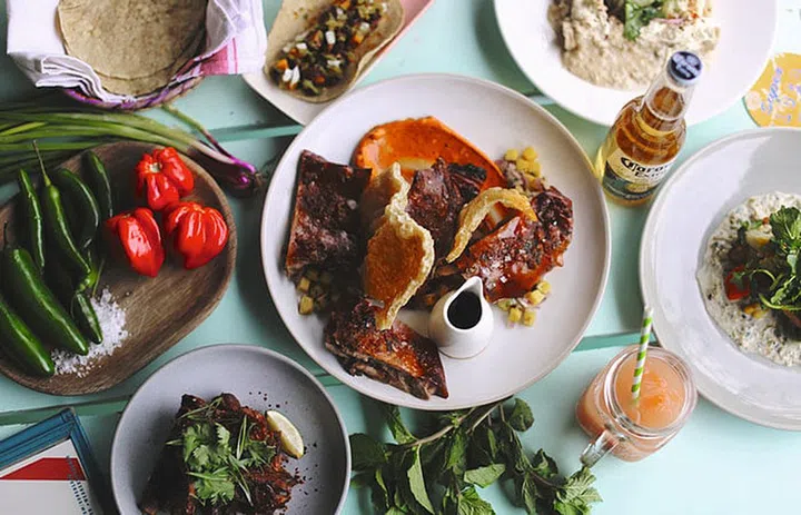 Super Loco draws a big crowd with itsvariety of vibrant Mexicanstreet food, whichpairs well with artisanaltequilas and mezcals.