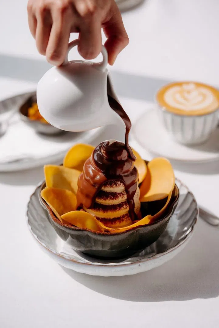 Homemade a la minute Vanilla Ice Cream. (Photo: Chantal Arnts)