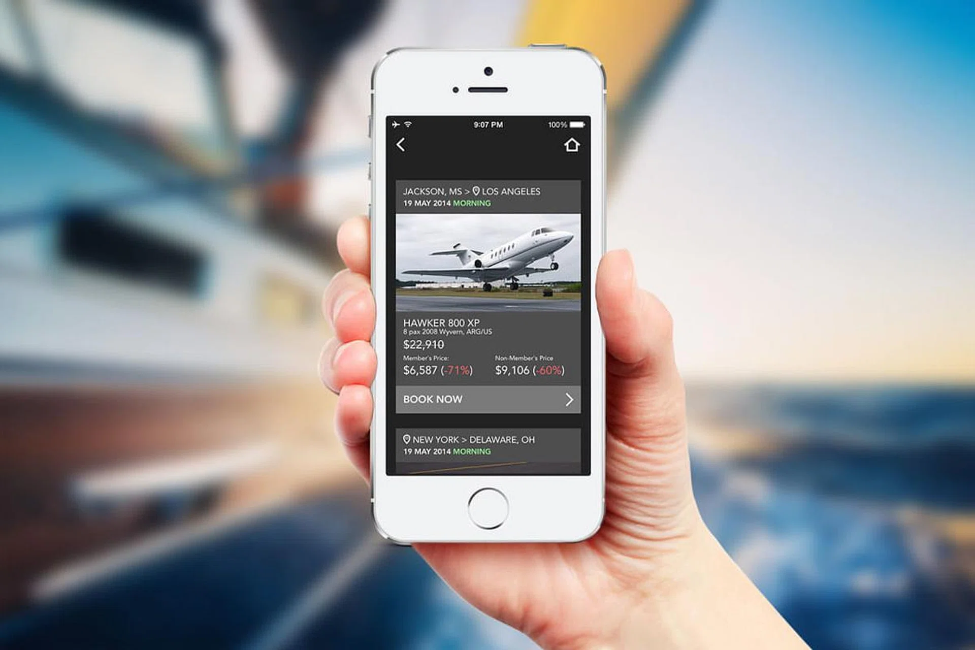 <h1>06: JETSMARTER – UBER FOR PRIVATE JETS</h1>
Skip the airport crowds, long lines, and stress of commercial flying. Search and book private flights in the app throughout the U.S., Europe, and the Middle East; without having to rely on, phone calls, or complicated paperwork. The app connects members to idle jets and unused seats in planes all around the world. There’s even an option for convenient helicopter transfers in select cities to get you to where you need to be quicker. There is also a concierge service to book reservations at the finest hotels, restaurants, and entertainment – apparently no request is too big or too small. Users also enjoy one-of-a-kind experiences both in the sky and on the ground, with access to exclusive events, gallery openings, celebrity meet-and-greets, and more. The app is free to download.<br><br>
<strong><a href="https://itunes.apple.com/us/app/jetsmarter-fly-on-private-jets/id562937375?mt=8" target="_blank" rel="noopener">Download for iPhone</a>  |  <a href="https://play.google.com/store/apps/details?id=com.jetsmarter.SmartJets" target="_blank" rel="noopener">Download for Android</a></strong>