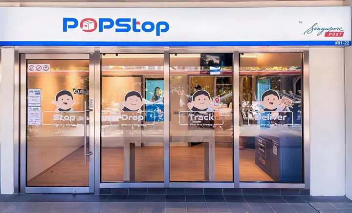Exterior of POPStop at Tampines MRT Station. (Photo: SingPost)