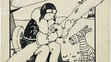 Tintin illustration by Herge. Image: AFP