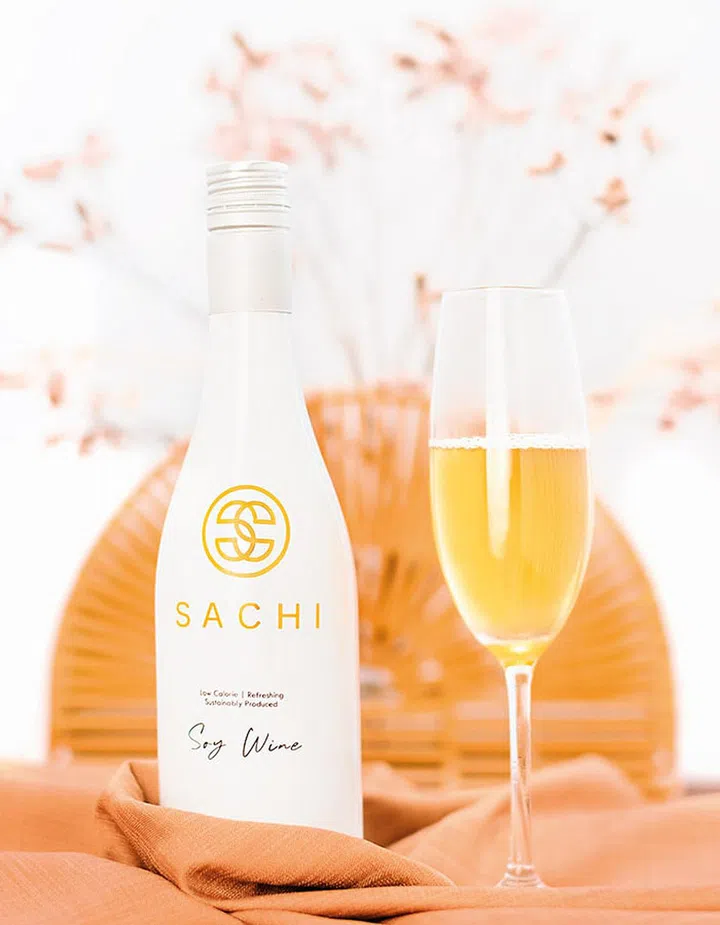 Singapore’s Sachi Wine makes wine fermented from soya by-products.