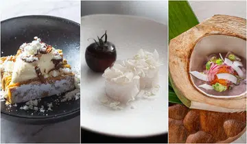 Dishes from new menus in August 2019