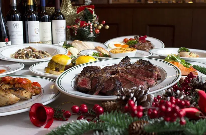xmas brunch wolfgang's steakhouse
