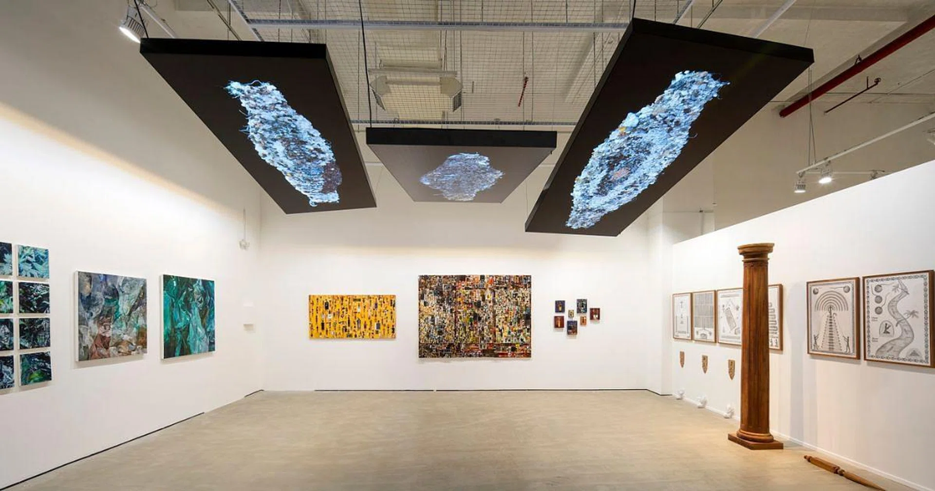 A glimpse into the exhibition space at S.E.A. Focus 2024, featuring works from the region’s artistic talents. (Photo: S.E.A. Focus)
