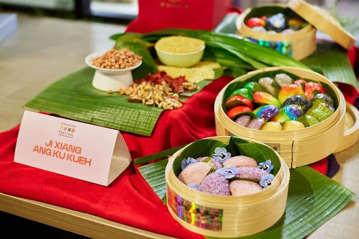 Ji Xiang Ang Ku Kueh. (Photo: Singapore Food Festival) 