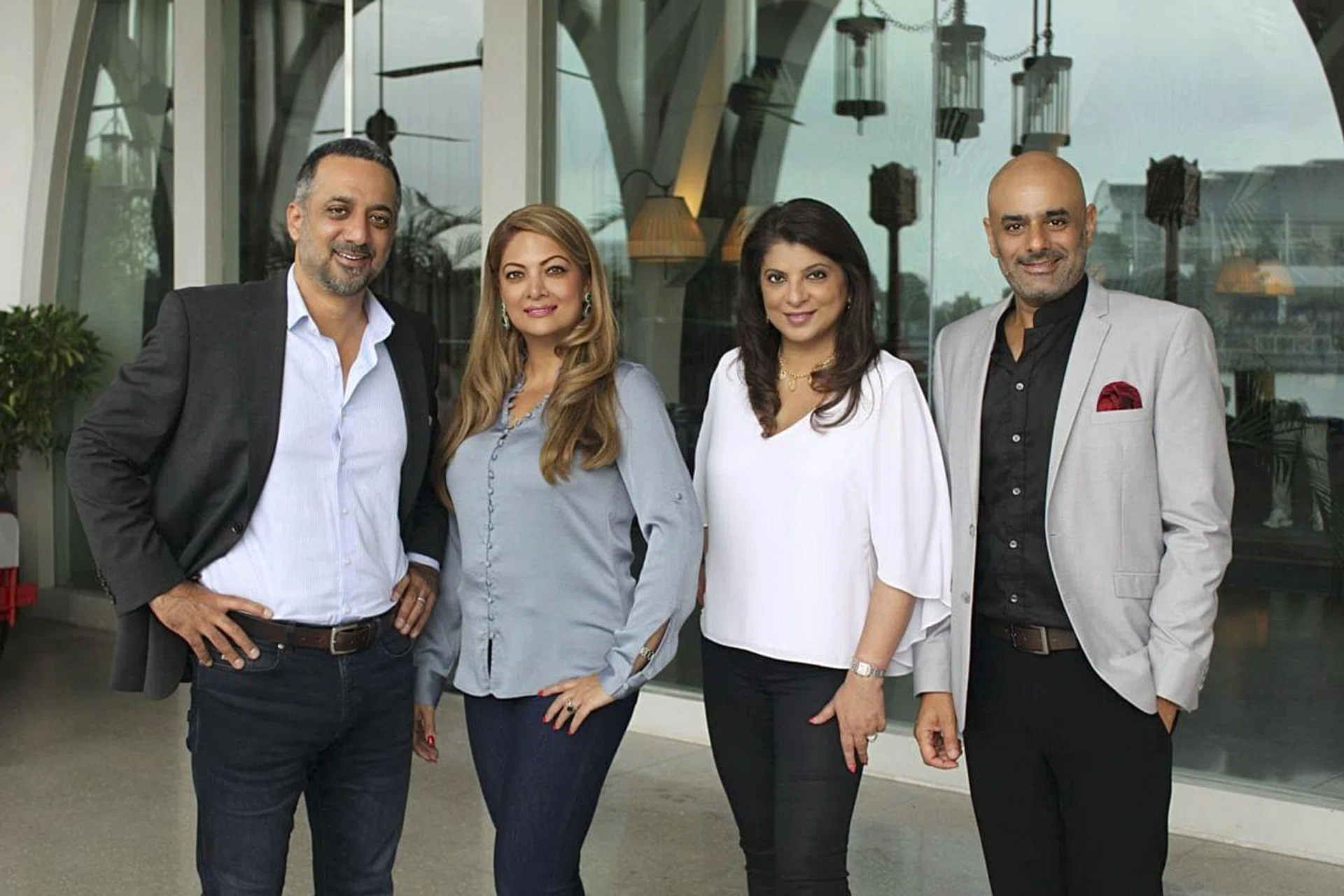 From left to right: Himmat Singh, Rohini Singh, Dipika Bedi, Harmeet Singh Bedi (Image: Christie's International Real Estate)