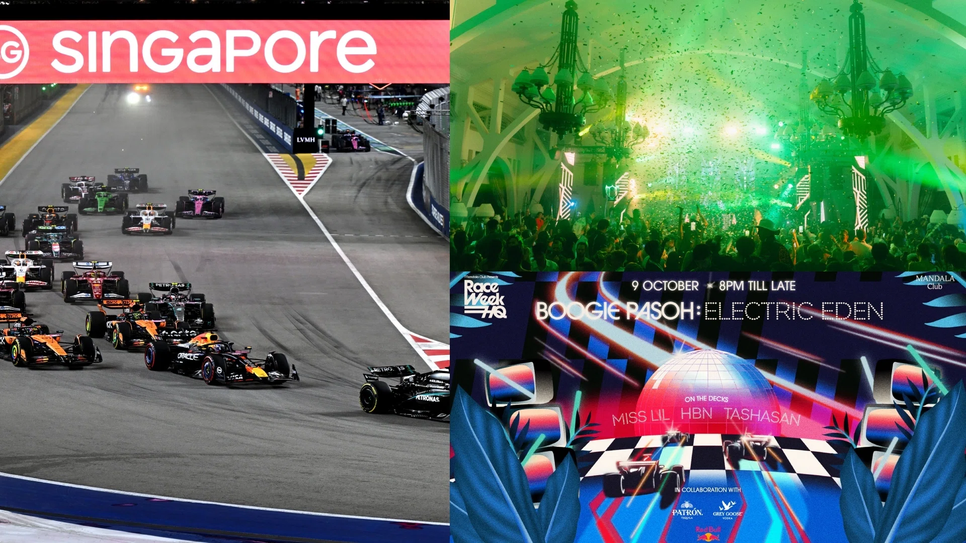 f1 parties
