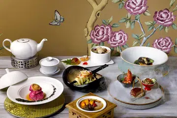tea-infused six-course degustation menu