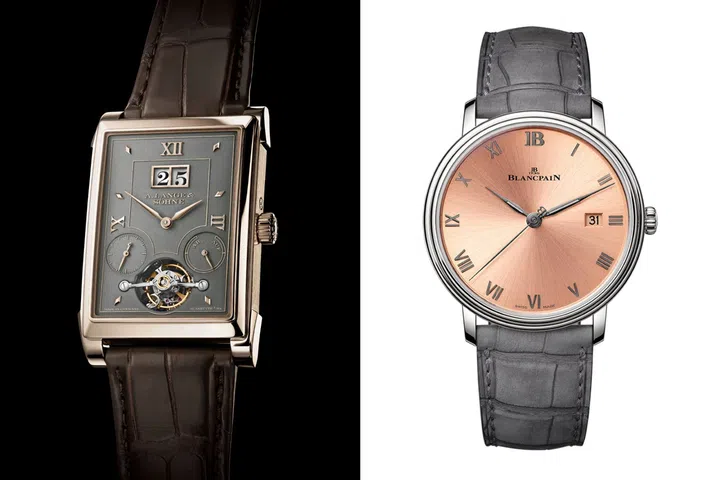 New 2026 novelties presented at Siam Paragon Bangkok Watch Week were the A. Lange & Söhne Cabaret Tourbillon Honeygold and the Blancpain Villeret Ultraplate with sunburst salmon dial