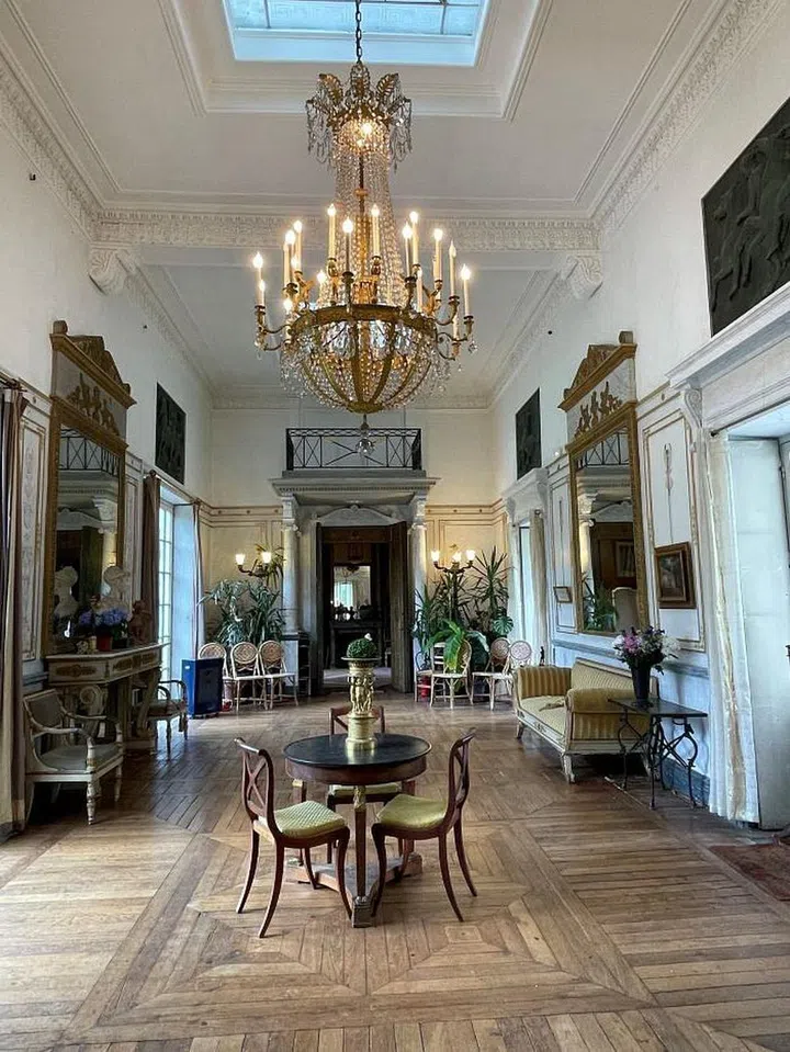 Chateau de la Petite Malmaison_the room where music concerts are held. Photo: