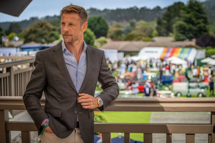 Rolex Testimonee Jensen Button in Monterey, California. (Photo: Rolex/Tom O’Neal)