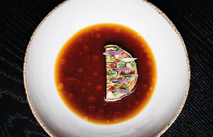 Known for its seasonal soups, Tian serves a version with Jerusalem artichoke, an invasive species in Austria.
