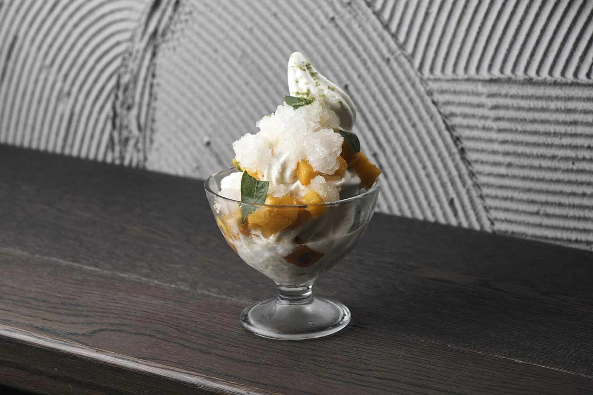 Butcher Boy's coconut Thai rice pudding mango