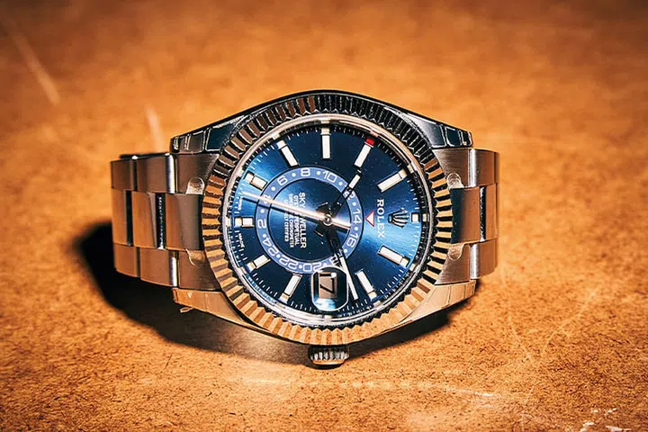 Rolex Oyster Perpetual Sky- Dweller in steel and white gold