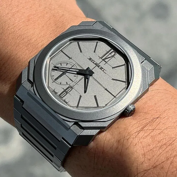 Octo Finissimo Automatic 10th Anniversary in titanium