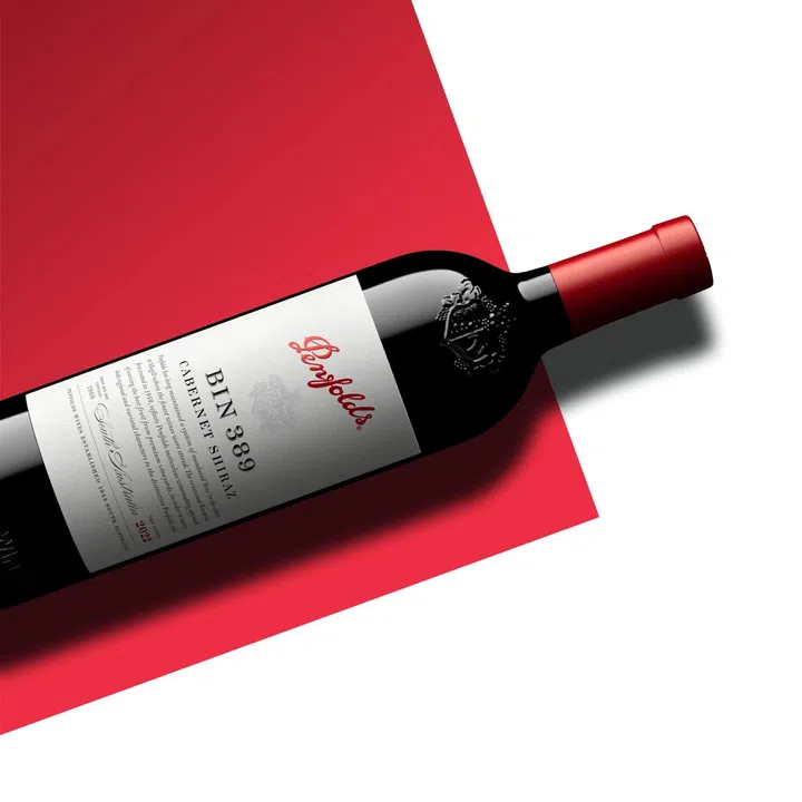 Bin 389, nicknamed Baby Grange, is a blend of 51 per cent Cabernet Sauvignon and 49 per cent Shiraz. (Photo: Penfolds)