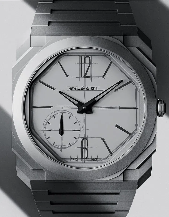 The 10th-anniversary edition of the Octo Finissimo Automatic.