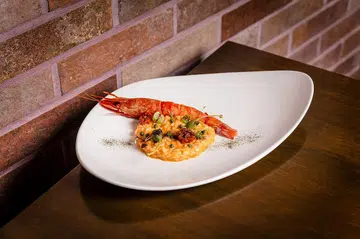 Maraza prawn risotto from Fratelli Trattoria