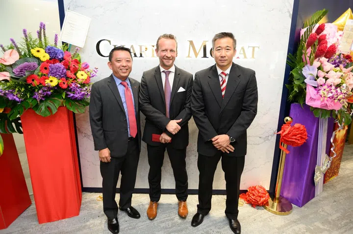 Yves Guelat, Group CEO of Charles Monat, at the Singapore office.