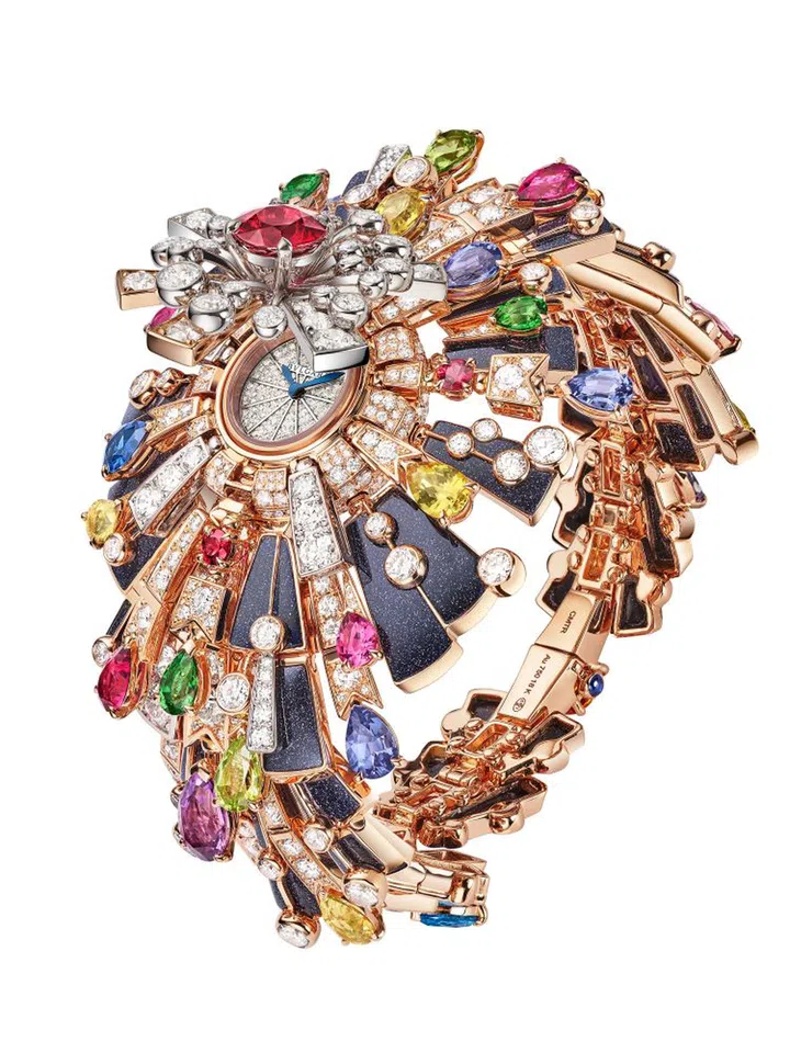 Bvlgari Fuochi D’Artificio High-Jewellery Petite watch. (Photo: Bvlgari)