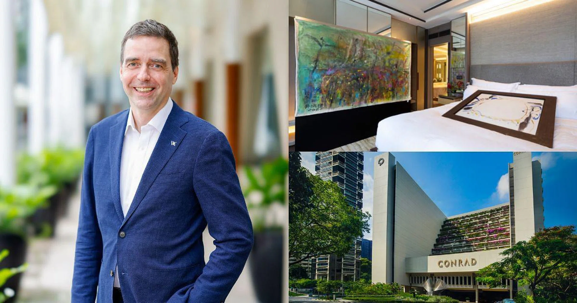 Nils-Arne Schroeder, Hilton’s Vice President of Luxury Brands Conrad Singapore