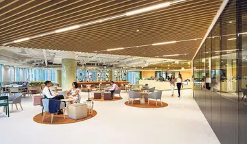 Casual meeting spaces at Csuites