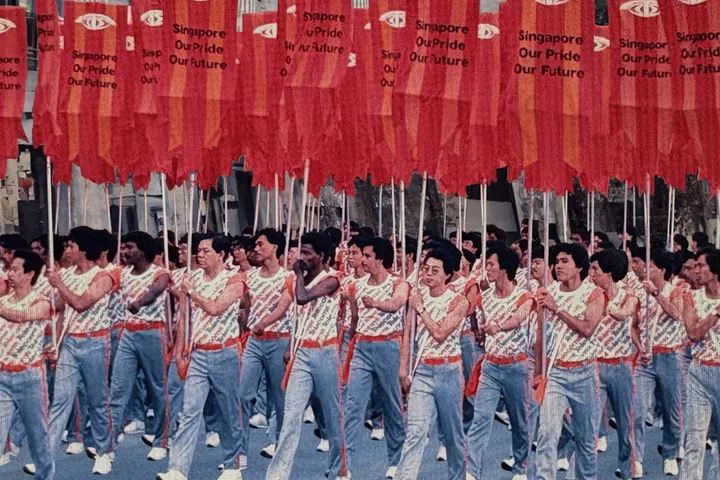 companies marching at National Day Parade