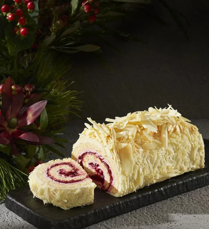 log cake