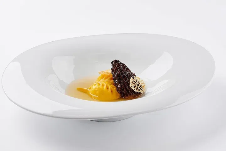 'Christmas Dinner': culurgiones in broth. Photo: Art/Instagram