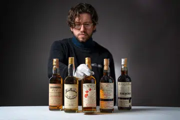 Joe Wilson with Signed Samaroli Collection
