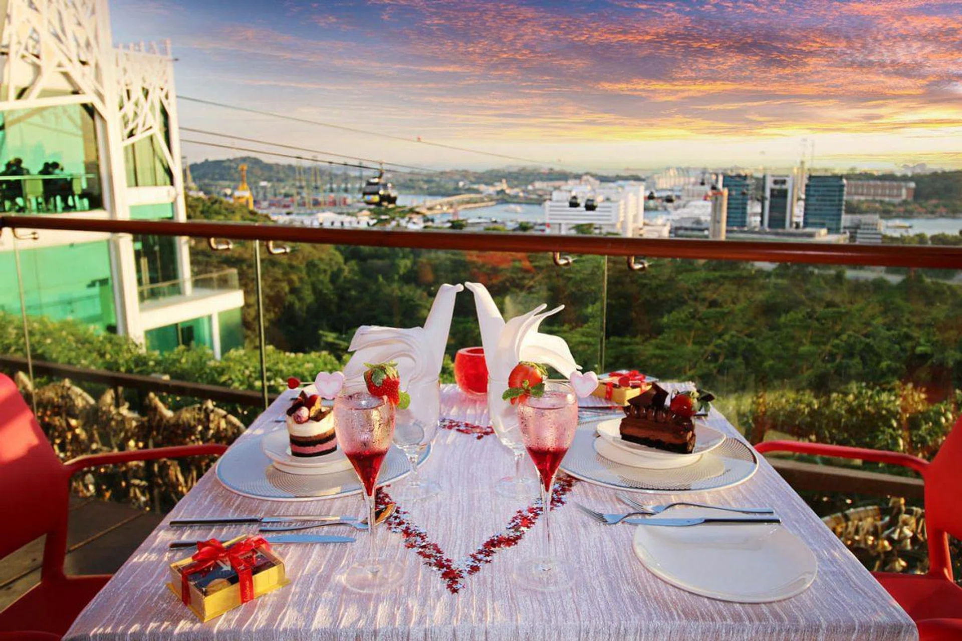 Spuds & Apron will be offering a four-course set dinner for couples on Valentine's Day. PHOTO: FABER PEAK SINGAPORE