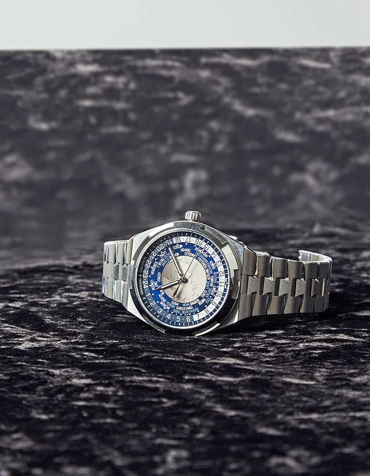 Vacheron Constantin Overseas World Time in steel