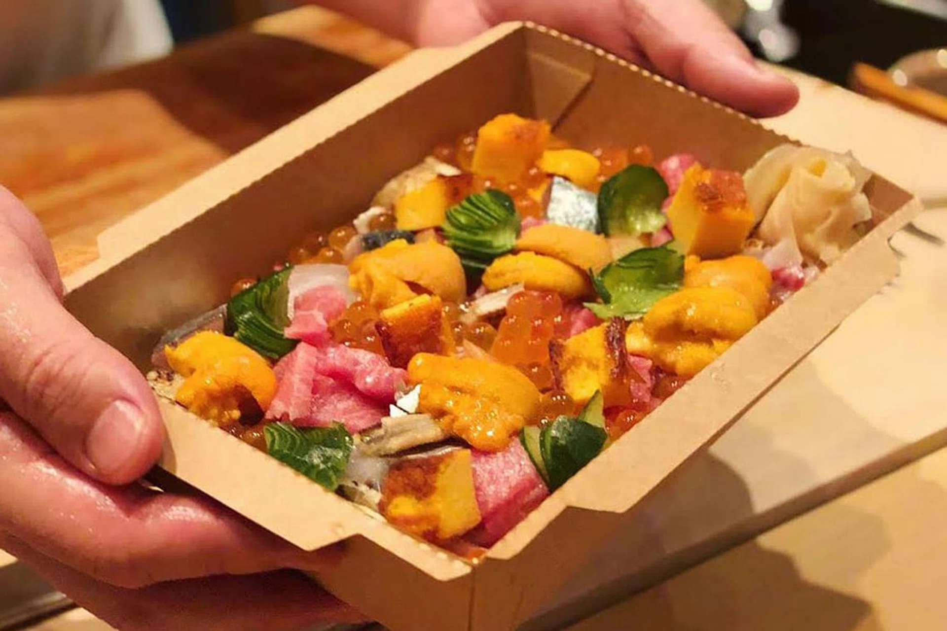 Sushi takeaway