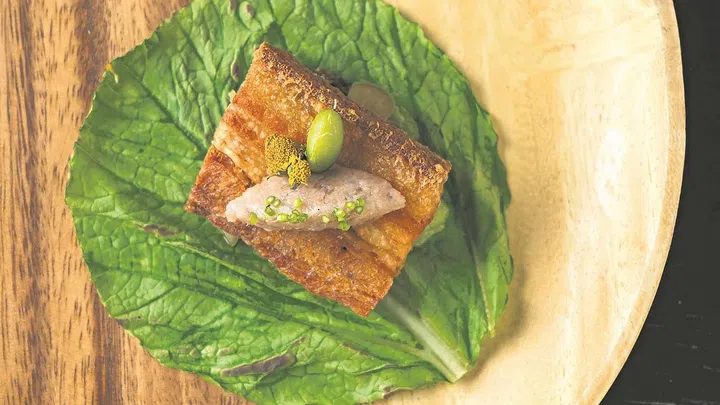 Jordy Navarra cooks elevated Filipino cuisine at Toyo Eatery.