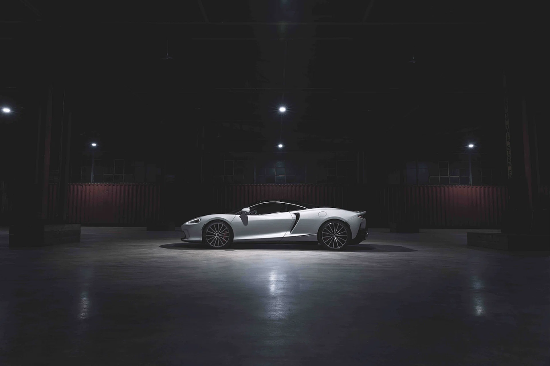 The exterior of the McLaren GT.