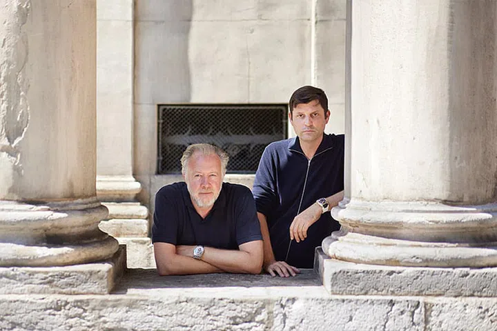 Urwerk co-founders Martin Frei (left) and Felix Baumgartner