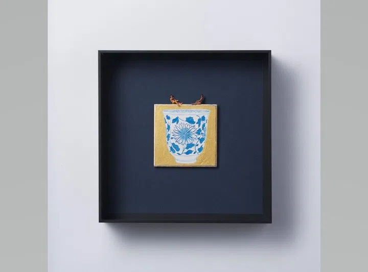 “Swimming in Blue-and-white”. (Photo: Artsy.net)