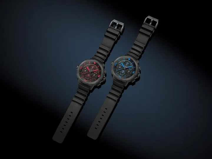 The IWC Aquatimer Perpetual Calendar Digital Date-Month watches created in partnership with Aquaman and the Lost Kingdom. (Photo: IWC)