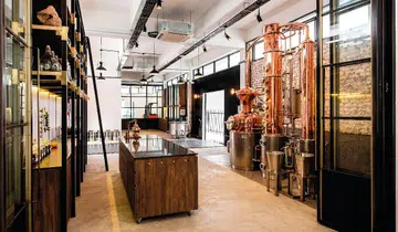 Brass Lion Distillery interior