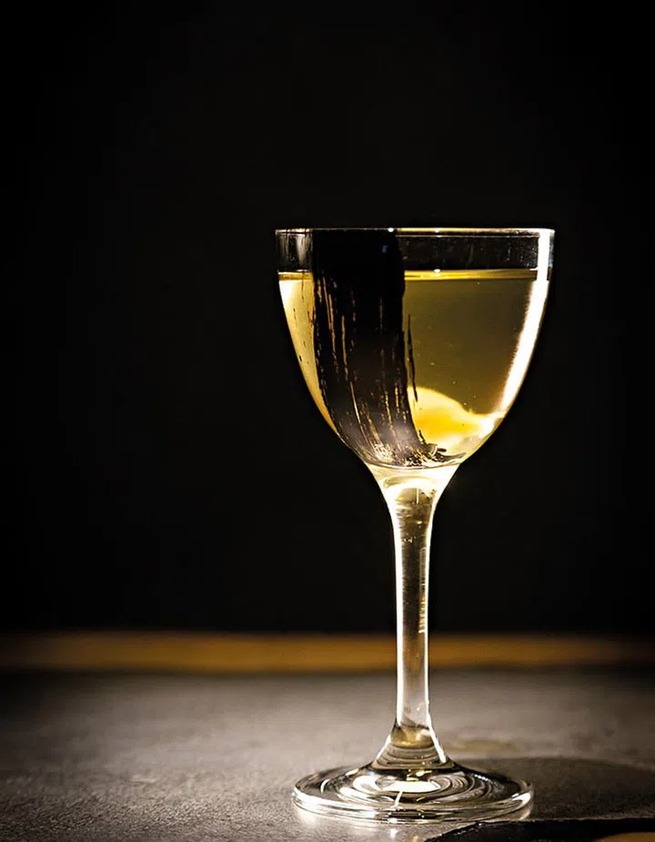 At Penicillin, leftover bones from the kitchen are cleaned, dried, and steeped in gin before a secondary distillation. The result is the cocktail Cradle to Cradle.